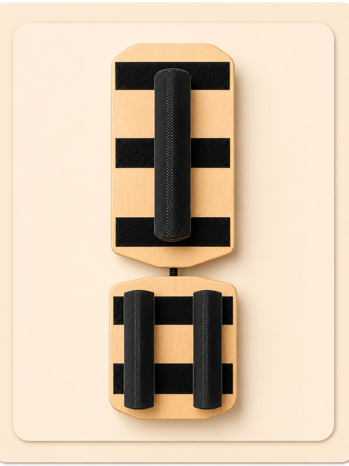 Nova Balance board configured with triangular bars
