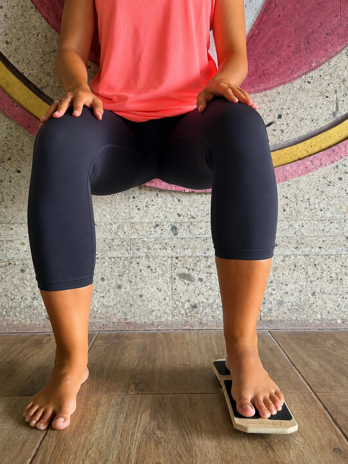 Wall Balance Squat